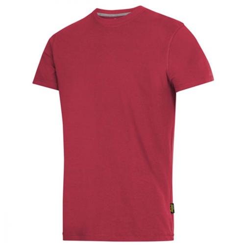 T SHIRT LARGE 1600 RED 2502 SNICKERS