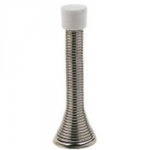 DOOR STOP COILED SPRING TYPE NICKEL PLATED 80MM GI35L