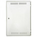 GAS METER BOX WHITE RECESSED (VENTED)