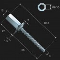 Pipe Clip Screw Fixing Bases