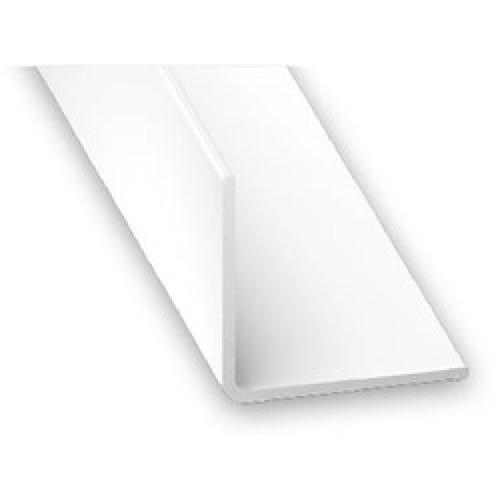 WHITE PLASTIC ANGLE 25 X 25 X 1 MM 2 METRE 2003-68560