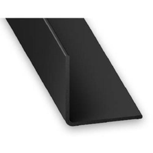 BLACK PLASTIC ANGLE 10 X 10 X 1MM 1 METRE 2002-70530