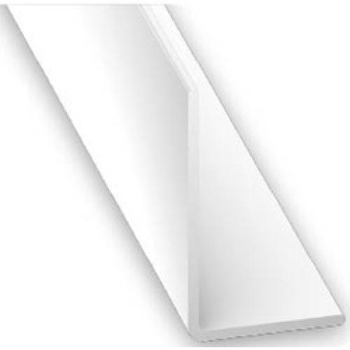 WHITE PLASTIC ANGLE 20 X 30 X 1MM 1 METRE 2002-68730