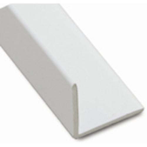 WHITE GLOSS PLASTIC ANGLE 20 X 20 MM 2 METRE 2003-87550