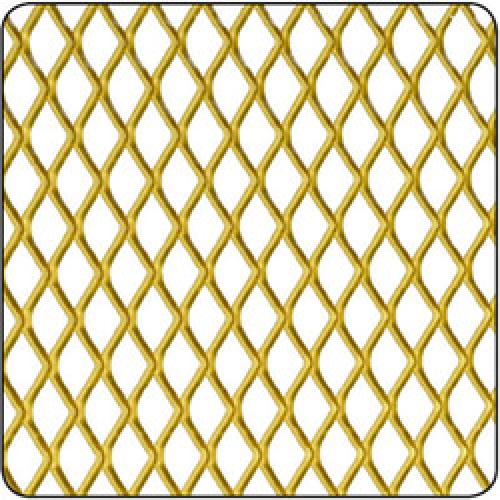 ALUM GOLD DIAMOND MESH 250 X 500MM 10 X 5MM 2016-3521