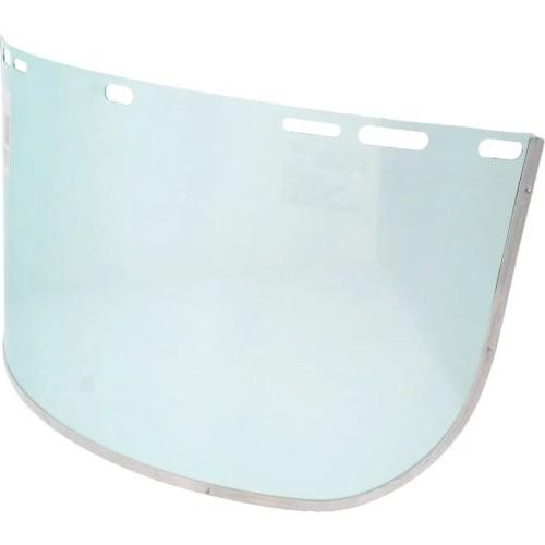 CLEAR VISOR 8" METAL EDGED B BRAND