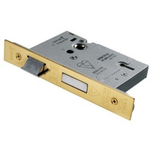 MORTICE LOCK BS 5 LEVER SATIN 64MM LSB5525-SSS EASI-T