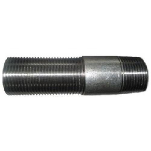 STEEL LONGTHREAD BLACK 1/2" BSP