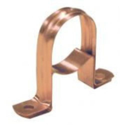 nla TWO PIECE SADDLE CLIP COPPER 15MM