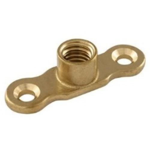 FEMALE BASE PLATE BRASS 1/4"  