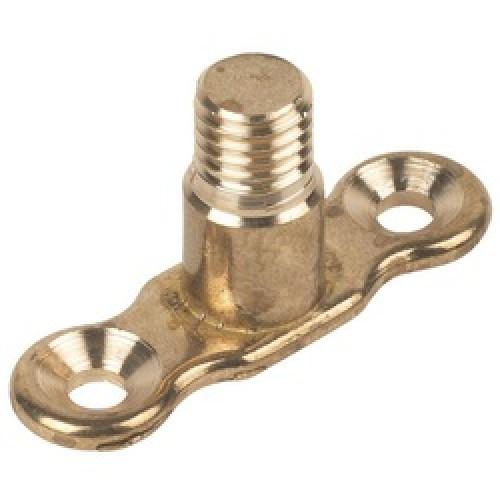 MALE BASE PLATE BRASS 1/4"  