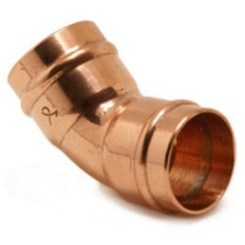 COPPER OBTUSE ELBOW 28MM YP21 SOLDER RING