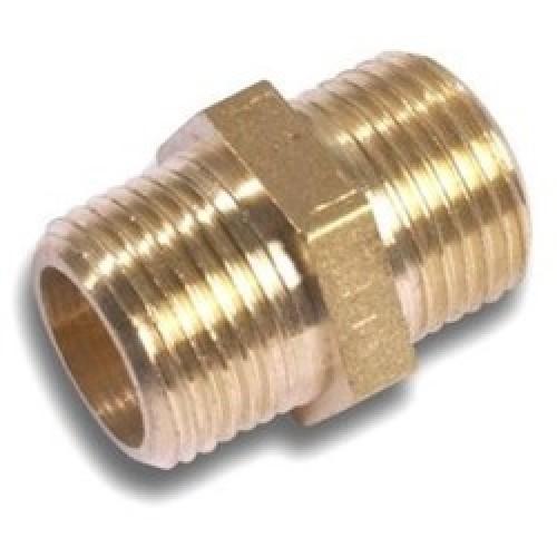 HEX NIPPLE BRASS 2.1/2" BSP  