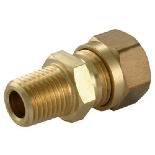 COPPER TO MALE IRON CONNECTOR 12MM X 3/8 MC112 WADE