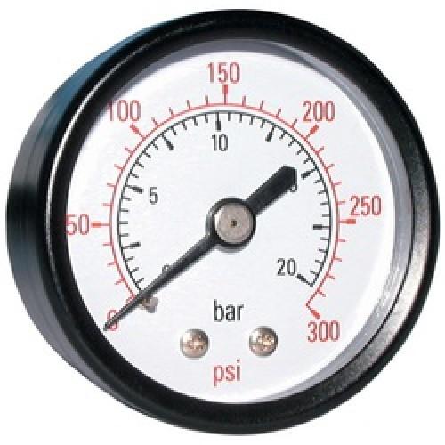 PRESSURE GAUGE 0 - 30 PSI 100MM DIA 3/8" BSP