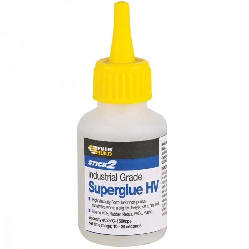 GLUE SUPER HIGH VISCOSITY 50G EVERBUILD HV50