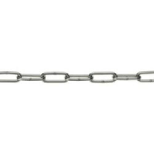 CHAIN SHORT LINK STAINLESS STL 5MM 28MM OVERAL LINK LENGTH