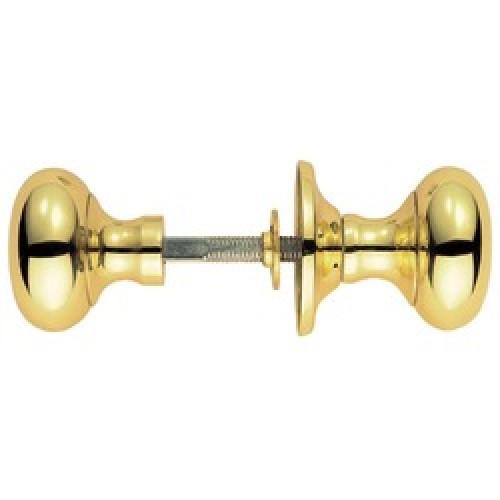 DOOR KNOB RIM MUSHROOM 50MM BRASS M35RS