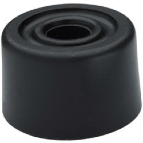 DOOR STOP ROUND BLACK 34MM PLASTIC 973