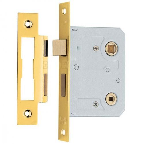 BATHROOM LOCK BRASS 78MM BAE5030EB EASI-T