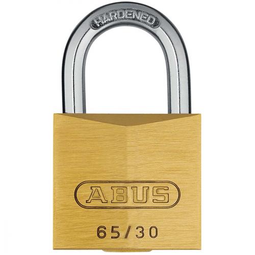 PADLOCK BRASS 65/30 QUAD PACK 6530QPK ABUS