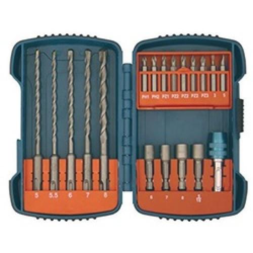 SDS PLUS DRILL & HAMMER BIT SET 19 PIECE P66086 MAKITA