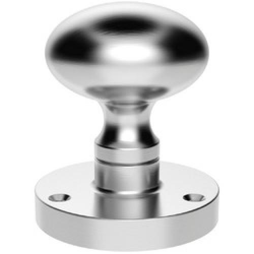 DOOR KNOB MORTICE MUSHROOM 52MM SATIN CHROME M35SCP