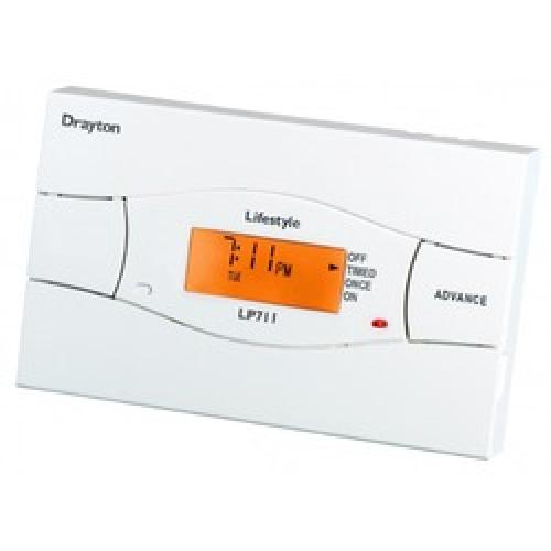 LP711 DRAYTON TIMESWITCH HEATING ONLY 7DAY 3ON/OFF