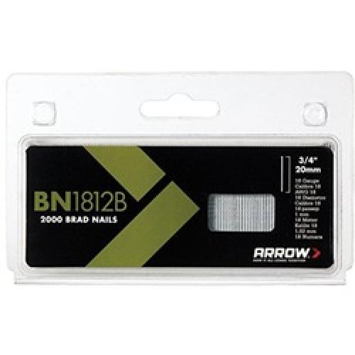 ARROW NAILS 3/4" BN1812 (BOX 2000)