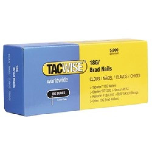 BRAD NAILS 18G X 25MM PACK OF 1000 TACWISE 180/25MM TAC0361