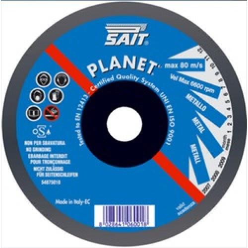 CUTTING DISC FOR STEEL 180MM X 3MM X 22MM PLANET