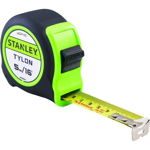 RULE 5M/16FT TAPE MEASURE HI-VIS TYLON STANLEY