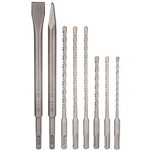 SDS PLUS MASONRY DRILL & CHISEL SET X8 2607017376 BOSCH