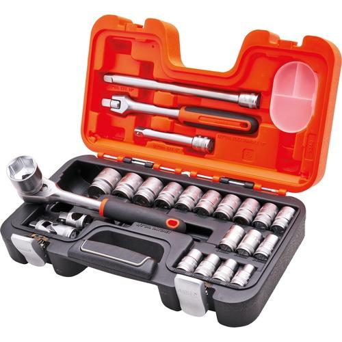 1/2 SQUARE DRIVE METRIC 24 PC SOCKET SET S240 BAHCO