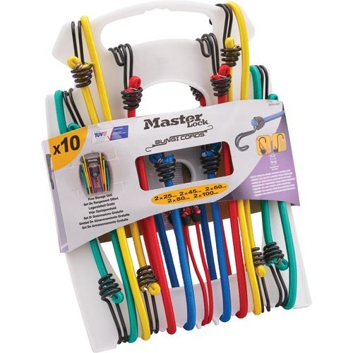 BUNGEE CORD SET 10 PIECE 3043 MASTERLOCK