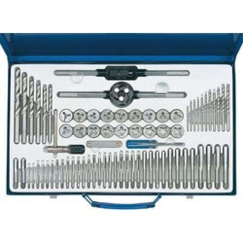 TAP & DIE SET METRIC & BSP 76 PIECE 79205 DRAPER