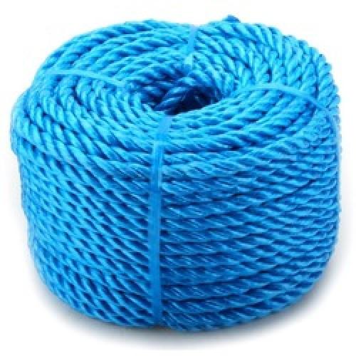 ROPE POLYPROPYLENE BLUE 10MM 220M ROLL