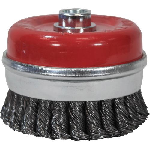 TWIST KNOT WIRE CUP BRUSH 65MM M10