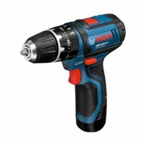 12V COMBI DRILL 10MM 1X 2AH 1X 4AH LI GSB12V BOSCH