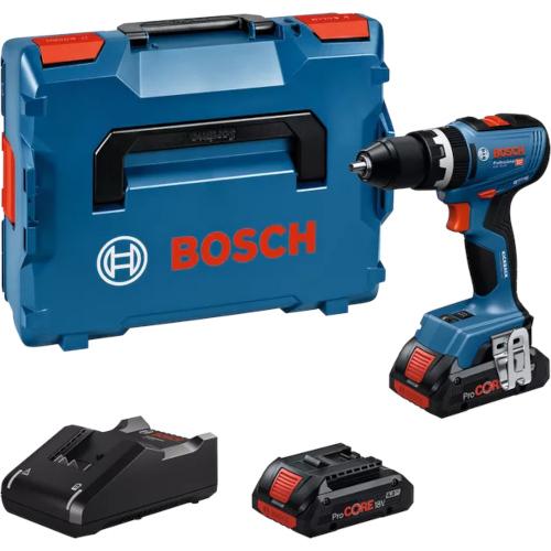 18V COMBI DRILL 13MM 2X4AH PRO CORE BRUSHLESS GSB18V65 BOSCH