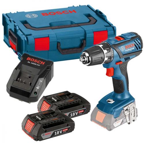 18V COMBI DRILL 13MM 2X5.0AH LI BRUSHLESS GSB18V60C BOSCH