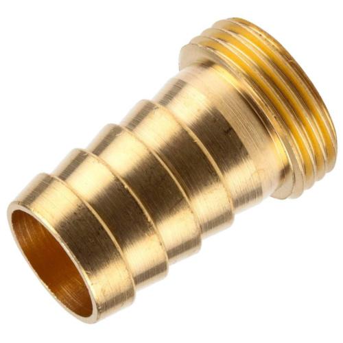 BRASS HEX HOSE TAIL 2 ID X 2 BSPP MALE