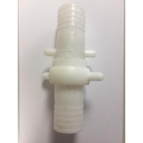 PLASTIC HOSE COUPLING 2.1/2" COMPLETE 2 PIECE M&F