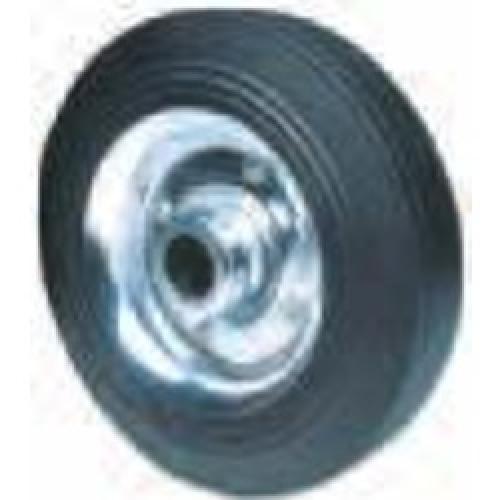 SOLID TYRE WHEEL 8" X 1" BORE PLAIN BEARING FOR SACK TRUCK