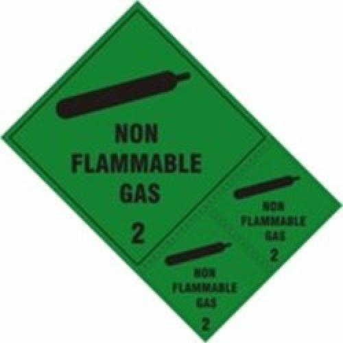 SIGN NON FLAMMABLE GAS CLASS 2 (FOR VEHICLES)