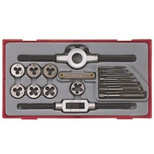 TAP & DIE SET M3-M12 TTTD17 TENG