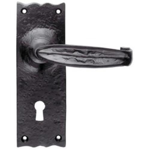 MORTICE LOCK FURNITURE ANTIQUE BLACK LF5516