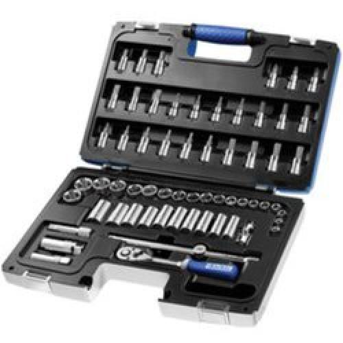 3/8 SQUARE DRIVE METRIC SOCKET SET 60 PIECE E031806 BRITOOL