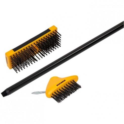 PATIO AND DECKING WIRE BRUSH SET 3 PIECE