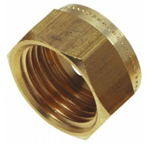 COUPLING NUT BRASS 5/16 1005 WADE